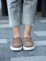 женские зимние лоферы BM-W3386