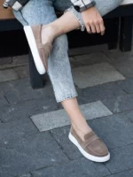 женские зимние лоферы BM-W3386