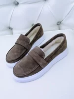 женские зимние лоферы BM-W3386