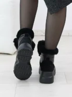 женские зимние ботинки BM-2164