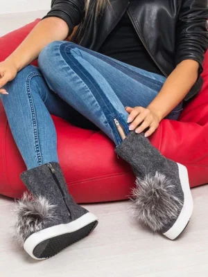 жіночі зимові напівчоботи BM-W1047