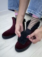 женские зимние хайтопы BM-W2109