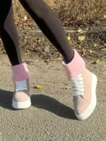 женские зимние кеды BM-W2264