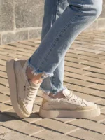 женские зимние кеды BM-W3303