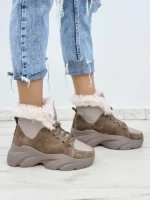 женские зимние ботинки BM-W588