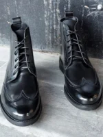 осенние мужские ботинки I-378